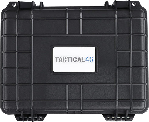 Hard Case with Foam - 9 x 7.5 x 4.3in Hard Shell Waterproof Storage Case with Pluck Padding Protective Latching Suitcase for Rifles, Cameras, Hand...