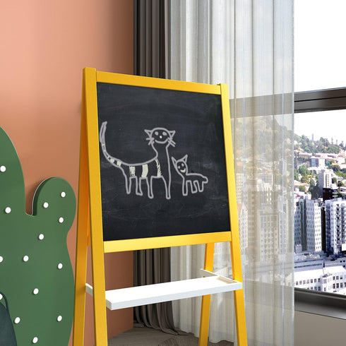 YENHOME Self Adhesive Yellow Bulletin Board Borders Classroom Borders for Bulletin Board 3"X590" Peel and Stick Bulletin Board Border Removable Wa...