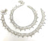 Traditional Indian Ethnic Silver Lace Design Payal Bells Anklet Pair for Women - Gift Beach Wedding Party Dance...