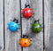 GIFTME 5 Metal Garden Wall Art Decorative Set of 4 Cute Ladybugs Outdoor Wall Sculptures...