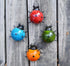 GIFTME 5 Metal Garden Wall Art Decorative Set of 4 Cute Ladybugs Outdoor Wall Sculptures...