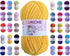 Yellow Soft Velvet Yarn Chenille Yarn for Crocheting Super Bulky 100g (3.53 Oz), (75.4 yds) Baby Blanket Yarn for Knitting Amigurumi Yarn Fancy Ya...