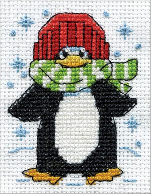 Design Works Counted Cross Stitch Kit 2"X3" - Penguin (14 Count)...
