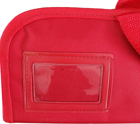 Ergo Chef 5 Pocket Chef Knife Case Roll Bag Bi-Fold (Red) Lightweight - Durable Nylon / Polyester Blend– Perfect for the Busy Traveling Chef...