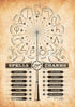 MIGHTYPRINT Harry Potter - Spells and Charms - Wand Patterns - Durable 17” x 24" Wall Art – NOT Made of Paper – Officially Licensed Collectible...