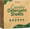 Travel Laundry Detergent Sheets Eco-friendly 300 Loads Fisroa Clothes Washing Detergent Sheets Plastic-Free Washer Sheets, Fresh Linen Scent Liqui...