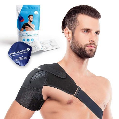 Sports Laboratory Shoulder Brace for Men and Women | Shoulder Support | Shoulder Compression | Shoulder Immobilizer | Rotator Cuff Shoulder Brace ...