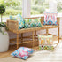 Ashler Boho Outdoor Pillows, Turquoise/Green 18 x 18 Pillow Covers, Outdoor Pillows Waterproof Set of 2, Pillow Case for Patio, Couch, Water Resis...