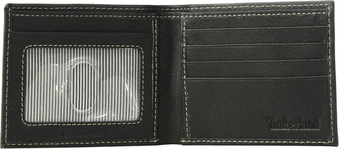 Timberland Men's Leather Wallet and Carabiner Gift Set, One Size, black...