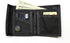 Nylon Bifold Wallet with Zippered Coin Pocket (Black)...