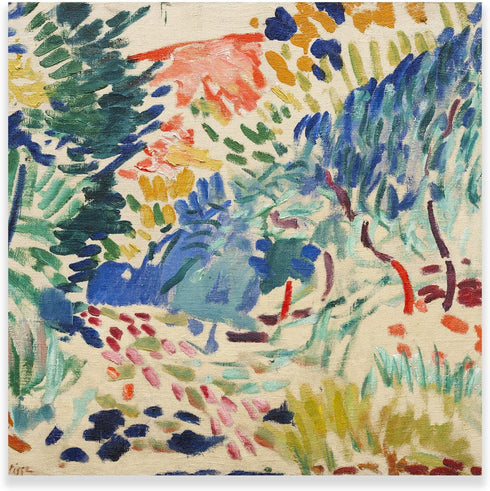 Henri Matisse Wall Art Prints - Landscape at Collioure Poster - Oil Painting Abstract Canvas Wall Art Surrealist - Matisse Print Artwork for Bedro...