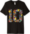 10th Birthday Construction Building Tools Kids 10 Year Old Premium T-Shirt...