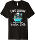 Live Laugh Toaster Bath Skeleton Funny Saying Premium T-Shirt...