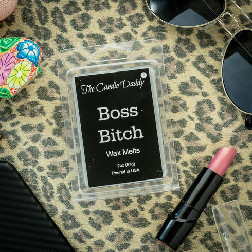 Boss Bitch - Apple Maple Bourbon Scent - Maximum Scented Wax Melt Cubes - 2 Ounce Package...