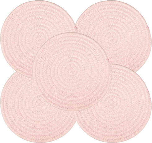 Trivets Set Pot Holders Set Coasters for Countertops Hot Mats Hot Pads 8 Inch Cotton Potholders for Kitchen Ideal for Hot Dishes, Pots, Pans, Teap...