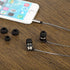 Betron B25 Earphones, Noise Isolating in-Ear Wired Headphones with Strong Bass, Tangle-Free Cord, Lightweight, Carry Case and Soft Earbud Tips (Bl...