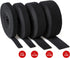 Reusable Hook & Loop Strong Grip Fastener Roll 3/4" x 16' (3/4" Wide, 16 Feet Long) - Black...