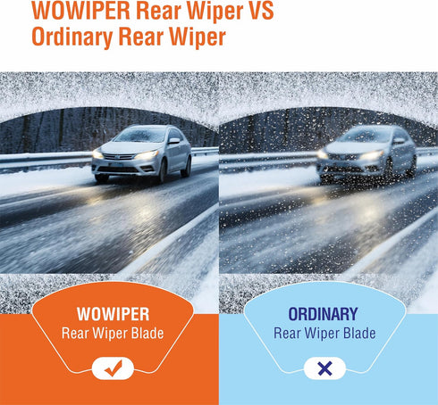10 inch (10-B) Rear Wiper Blade Replacement for Honda HRV 2022-2016 /Mitsubishi Outlander Sport 22-11 Eclipse Cross 22-18 /Infiniti QX56 QX80 22-1...