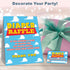 Diaper Raffle Game Kit For Baby Shower(1 Standing Sign + 50 Tickets) - Blue Sky & Cloud Theme - Gender Reveal, Baby Announcement Party Supplies & ...