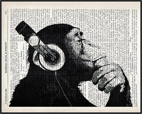 Posterizer 1 pcs-Dahlias Flowers Dictionary Wall Art-Floral Botanical Art-Retro Art-Gifts for Women-Decor for Home & Office- unframed wall art...