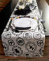 DII Halloween Party Tabletop Decor, Reusable & Machine Washable Cotton Fabric, Table Runner, 14x72, Spooky Portraits...