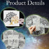 16 Pieces Tree of Life Stencils 6 Inch Reusable Stencils for Painting Small Tree Stencils Plastic Painting Stencils Tree Drawing Templates for Pai...