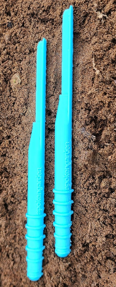 Dibby Seed Sowing Garden Tool Dibber Planter Transplanter – Sow Seeds at The Right Depth – Easily Transplant Delicate Seedlings (Dibby XL) Blue (2...