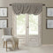 Elrene All Seasons Room-Darkening Waterfall Window Valance, Accessory for Bedroom or Living Room Windows with Rod Pocket Tabs, 52" x 36", Silver, ...