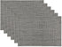 DII PVC Tabletop Collection Placemat Set, Rectangle, 13x17.25, Gray, 6 Piece...