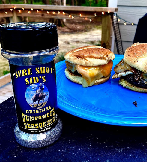 Sure Shot Sid’s Gunpowder Seasoning - Famous Bbq Rub Powder Grill Seasoning for Beef, Steak Meat, All-Purpose Seasoning Blend Dry Rub for Grilling...
