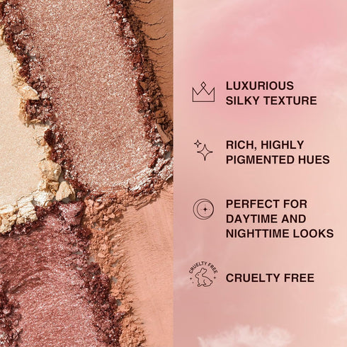 Nude Eyeshadow Palette Her Majesty - 12 Long-Lasting Nude Shades for All Day Wear - Blendable Eye Shadow Palette - 0.47 Oz...