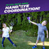 Geospace The Original Pop 'N Catch Family Game, Double Set - Launch & Catch The Ball! Perfect for Backyard Play, Beach Play, Tailgate | Fun for Ki...