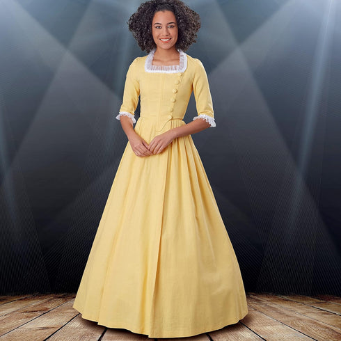 Simplicity Misses' 18th Century Historical Costume Dress Kit, Code 9251 Sewing Pattern, Sizes 16-24, White...