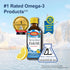Carlson - The Very Finest Fish Oil, 1600 mg Omega-3s, Liquid Fish Oil Supplement, Norwegian Fish Oil, Wild-Caught, Sustainably Sourced Fish Oil Li...