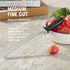 Knife Sharpener Rod, Little Cook 12 inch Knife Sharpening Steel, Knife Sharpening Rod with Ergonomic PP Handle (black)...