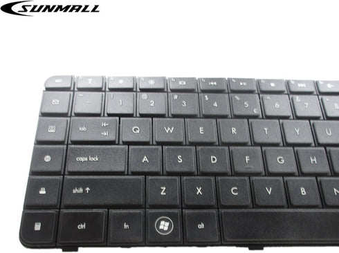 Replacement Keyboard with Ribbon Cable Compatible with HP Compaq Presario CQ62 G62 G56 CQ56 Series Compatible with Part Number 595199-001 613386-0...