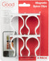 Good Cooking Magnetic Spice Rack Gripper Clips- Set of 4 Universal Spice Jar Clips - Easily Organize and Reorganize Dispensers- No Screws Needed...