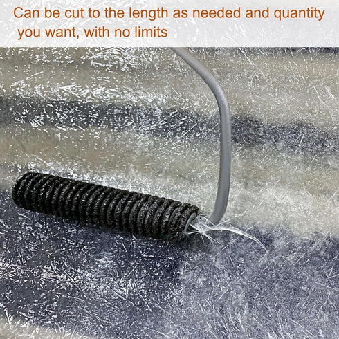 uxcell Chopped Fiberglass Strands 5m / 5.7 Yards Length Anti-Cracking Glass Fibers for Cement Mix for Building Walls Garden Floor...
