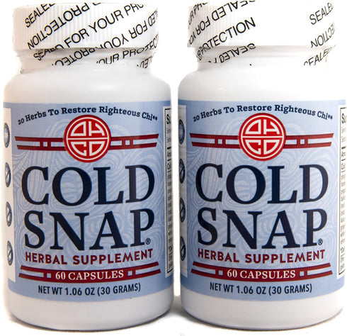 Cold Snap Herbal Supplement 60 Capsules, 2 Pack...