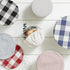 DII Reusable Cloth Bowl Cover Collection Machine Washable, Cotton with Elastic Stretch for Food Storage, 10.25"/8.25"/7.5" Diameter, Farmhouse Pla...