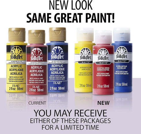 FolkArt Acrylic Paint in Assorted Colors (2 oz), 413, Pink Balloon...