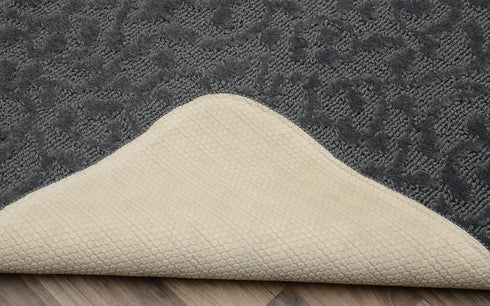 Garland Rug Ivy 18 in X 30 in Cinder Gray Geometric Solid Color Area Rug - Durable, Stylish, and Soft Rug for Living Rooms, Hallways, Bedrooms, an...