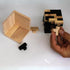 Wooden Brain Teaser Puzzle Cube: Cool Office Gadgets for Desk, Block Puzzles & Cube Puzzle for Adults and Teens | Educational Toy | 54 L-Shaped Pi...