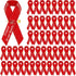 50 Pcs Funeral Ribbons Memorial Ribbon Funeral Pins Classic Memorial Service Respect Meditation Personalized Ribbon Bow with Safety Pins for Mourn...