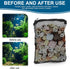 10Pcs Media Bags for Aquarium Fine Mesh Bag Aquarium Filter Media Bags with Plastic Zipper Suitable for Activated Carbon, Filter Stones, Ceramic R...