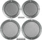 ACROPIX Universal 4" 6.5" Speaker Grills Cover Mesh Round 4 inch 6.5 inch Audio Speaker Subwoofer Guard Protector Case with Mounting Screws Iron G...