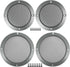 ACROPIX Universal 4" 6.5" Speaker Grills Cover Mesh Round 4 inch 6.5 inch Audio Speaker Subwoofer Guard Protector Case with Mounting Screws Iron G...