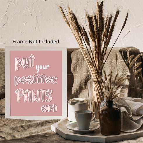 Posterizer 1 pcs-Pink Pastel Positive Girly Trendy Poster-Motivational & Inspirational Art-Comedy Art-Decor for Home & Office- unframed wall art...