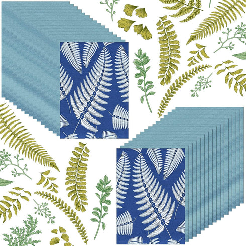 32 Sheets Sun Print Paper Cyanotype Paper A4 A5 Solar Drawing Paper Sensitivity Nature Printing Paper for Kids Adults Arts Crafts DIY Project (Whi...
