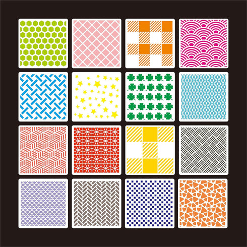 16Pcs Mixed Geometric Stencils Hollow Painting Stencils Plastic Drawing Template Stencils Reusable Art Templates DIY Crafts Stencil for Card Scrap...